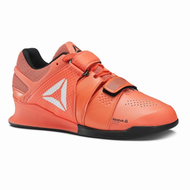 Reebok Legacy Lifter Botasky Damske - Oranžové/Čierne EA1847KB